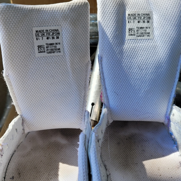 Adidas Superstar Men's size 8½ US 42 EU White Black Custom - Picture 16 of 16